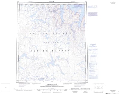 026B - CHIDLIAK BAY - Topographic Map
