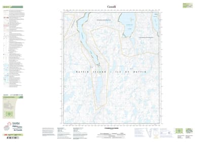 026B09 - PTARMIGAN FIORD - Topographic Map