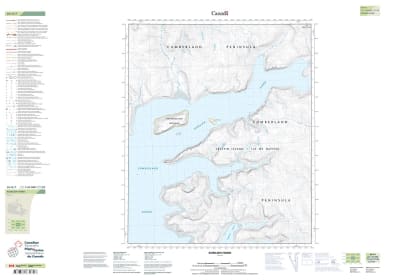 026H07 - KUMLIEN FIORD - Topographic Map