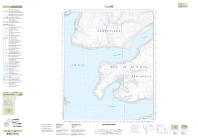 026H11 - IQALUJJUAQ FIORD - Topographic Map