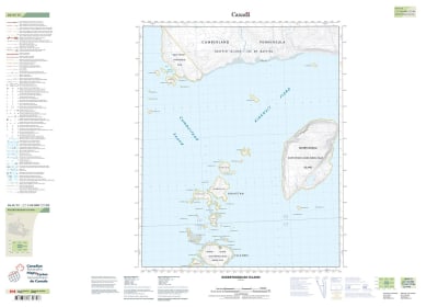 026H13 - KEKERTUKDJUAK ISLAND - Topographic Map