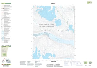026P07 - MAKTAK FIORD - Topographic Map