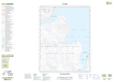 026P09 - BROUGHTON HARBOUR - Topographic Map