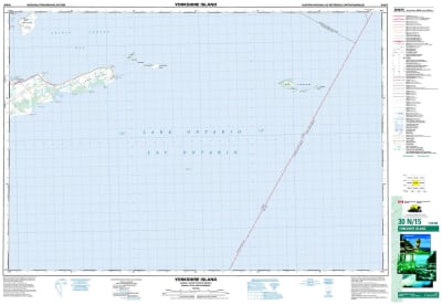 030N15 - YORKSHIRE ISLAND - Topographic Map