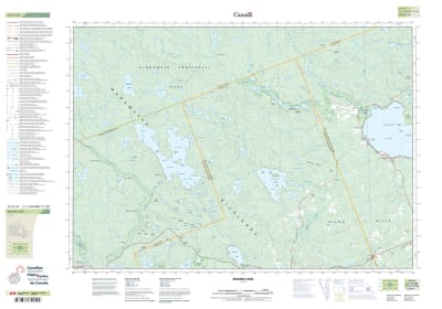 031F12 - ROUND LAKE - Topographic Map