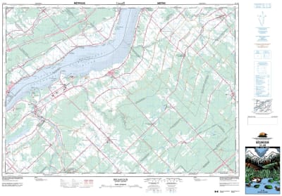 031I08 - BECANCOUR - Topographic Map