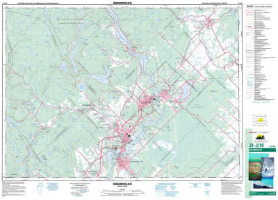 031I10 - SHAWINIGAN - Topographic Map