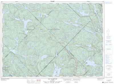 031I11 - LAC AU SORCIER - Topographic Map
