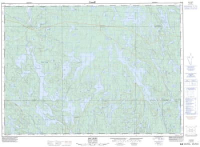031L09 - LAC BLEU - Topographic Map