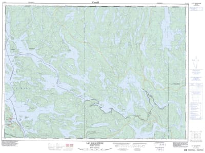 031L15 - LAC GRINDSTONE - Topographic Map