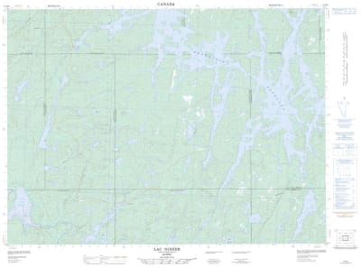 031M09 - LAC NODIER - Topographic Map
