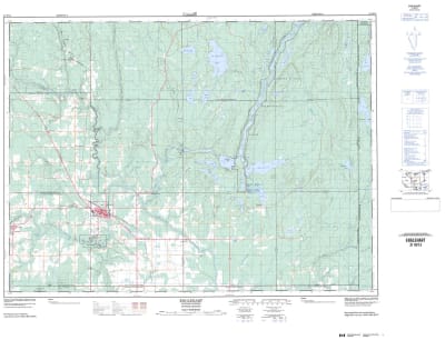 031M13 - ENGLEHART - Topographic Map