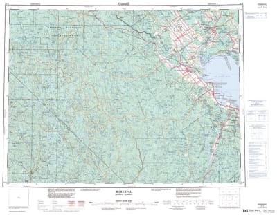 032A - ROBERVAL - Topographic Map