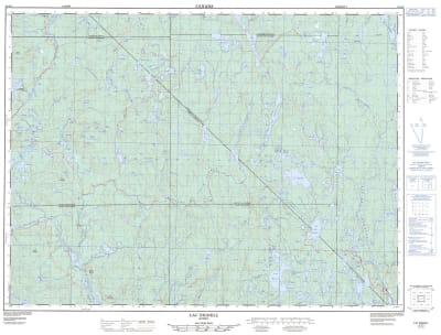 032A05 - LAC BIGNELL - Topographic Map