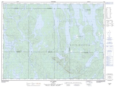 032B07 - LAC NEMIO - Topographic Map