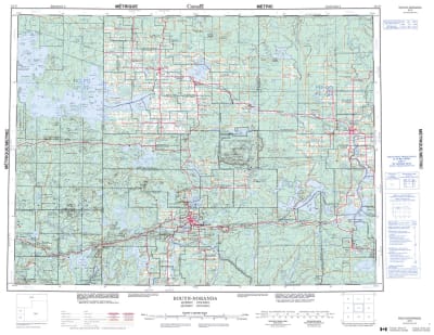 032D - ROUYN-NORANDA - Topographic Map