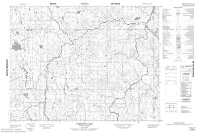 032E05 - PAYNTOUK LAKE - Topographic Map