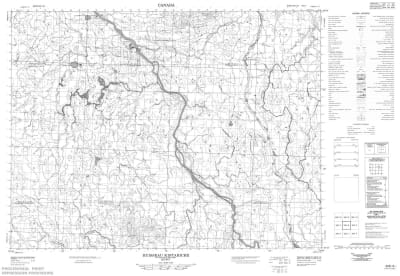 032E08 - RUISSEAU KISTABICHE - Topographic Map