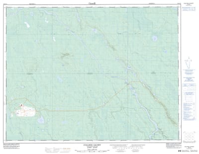 032E15 - COLLINES GAUDET - Topographic Map