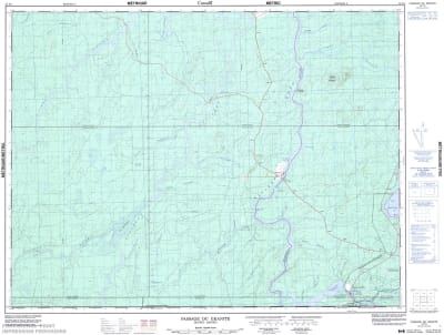 032F03 - PASSAGE DU GRANITE - Topographic Map