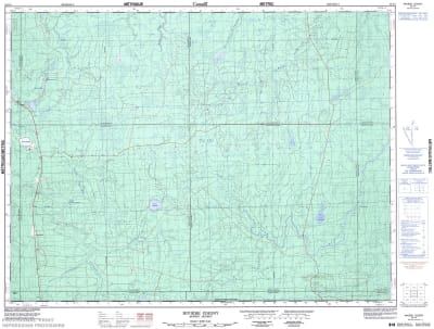 032F04 - RIVIERE COIGNY - Topographic Map