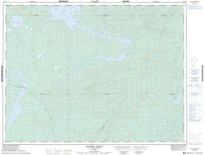 032F11 - RIVIERE OPAOCA - Topographic Map
