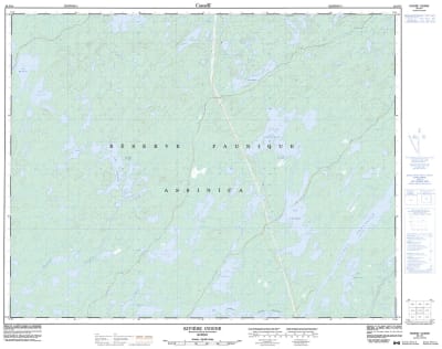 032J14 - RIVIERE COIGNE - Topographic Map