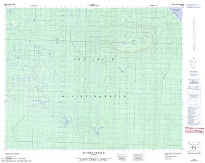 032M06 - RIVIERE OCTAVE - Topographic Map