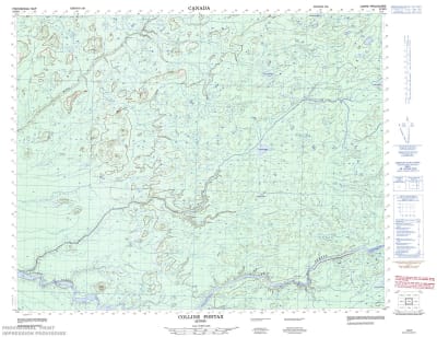 032M09 - COLLINE PONTAX - Topographic Map