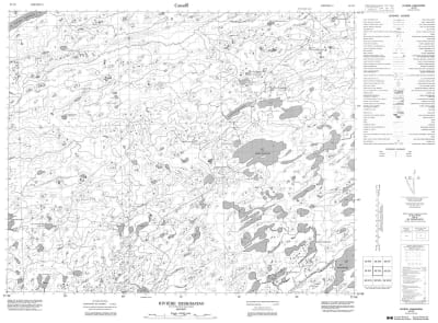 033C03 - RIVIERE MISKIMATAO - Topographic Map