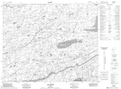 033C05 - LAC ELMER - Topographic Map