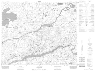 033C06 - LAC DUXBURY - Topographic Map