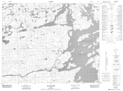 033C10 - LAC DE ROTIS - Topographic Map