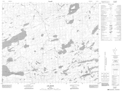 033C14 - LAC MCNAB - Topographic Map