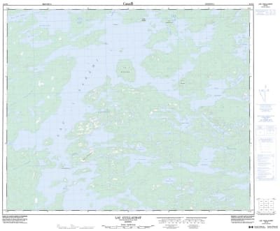 033F02 - LAC GUILLAUMAT - Topographic Map