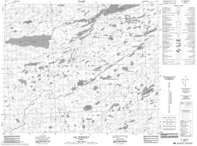 033F04 - LAC THREEFOLD - Topographic Map