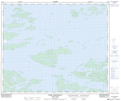 033F11 - PASSE CHIMUSUMINU - Topographic Map