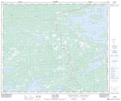 033F12 - LAC VION - Topographic Map