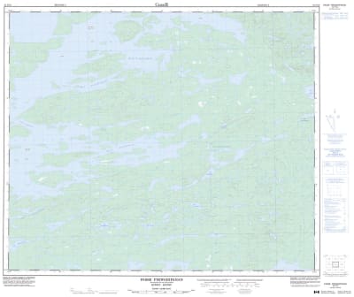 033F16 - PASSE PIKWAHIPANAN - Topographic Map