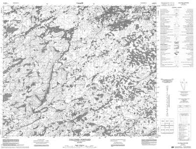 033H16 - COLLINES PONTARD - Topographic Map