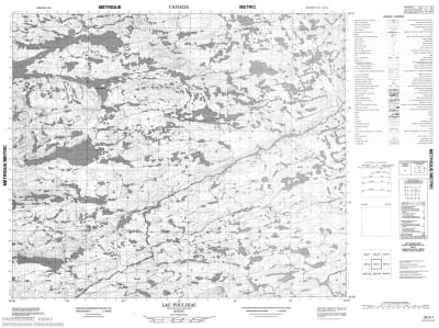 033J01 - LAC FOULHIAC - Topographic Map