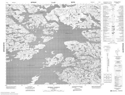 033K01 - RUISSEAU BARNEUF - Topographic Map