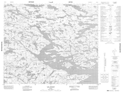 033K02 - LAC NUDANT - Topographic Map