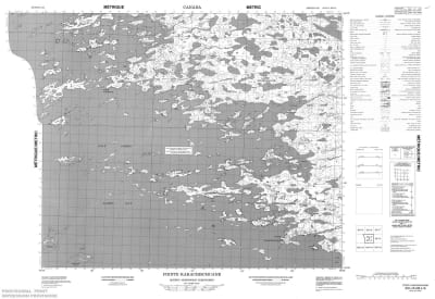 033L03 - POINTE KAKACHISCHUAN - Topographic Map