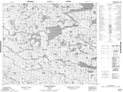 033L07 - RIVIERE PERRAS - Topographic Map