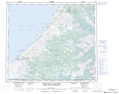 033N - POSTE-DE-LA-BALEINE - Topographic Map