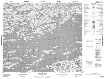 033P02 - POINTE MATEAU - Topographic Map
