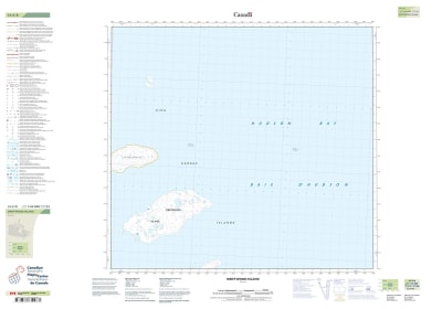 034E08 - DRIFTWOOD ISLAND - Topographic Map