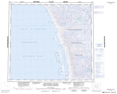 034F - BROUGHTON ISLAND - Topographic Map