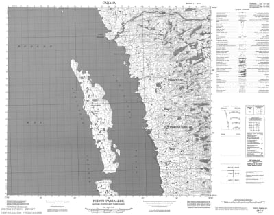 034F07 - POINTE PAMIALLUK - Topographic Map